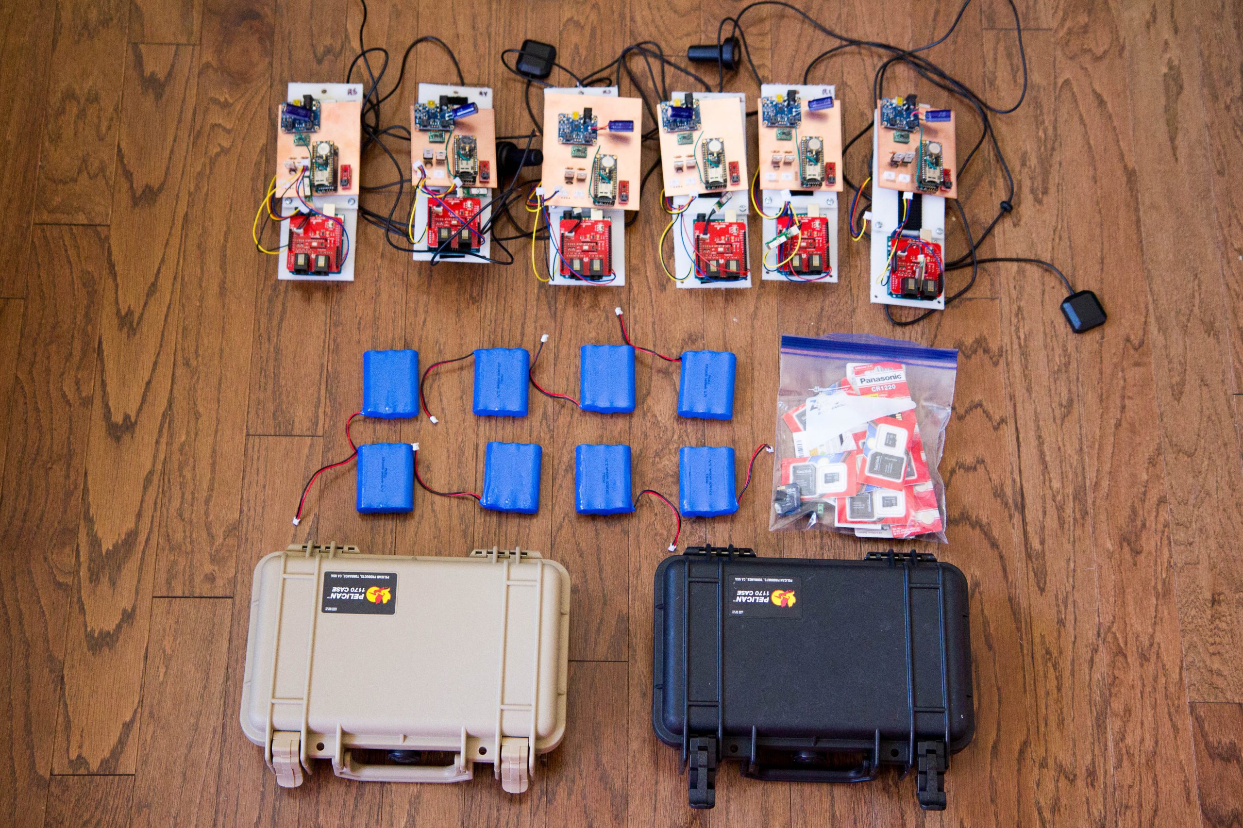 Early generation FieldKit tech ready to go into the field